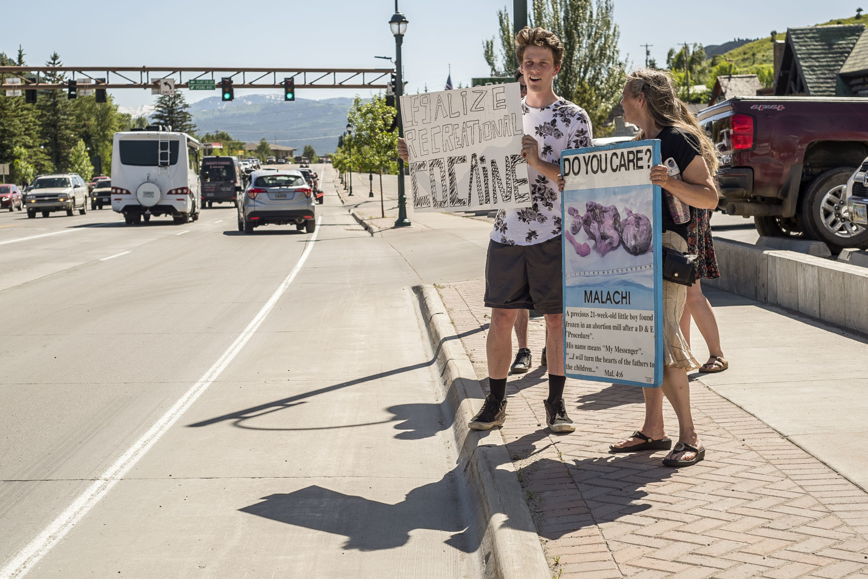 Anti-abortion protesters